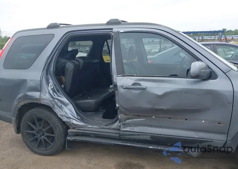 2005 Honda Cr-V Se из США, поврежденный, VIN SHSRD78955U326742